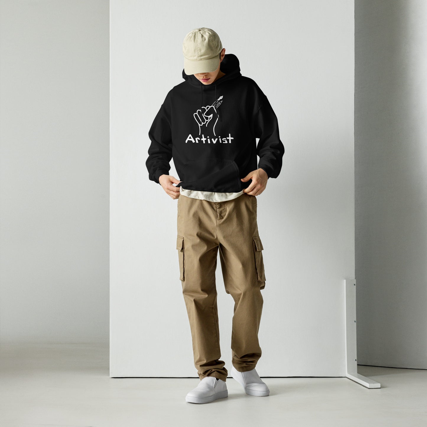 Artivist Sweatshirt (Black)by Najeema Iman